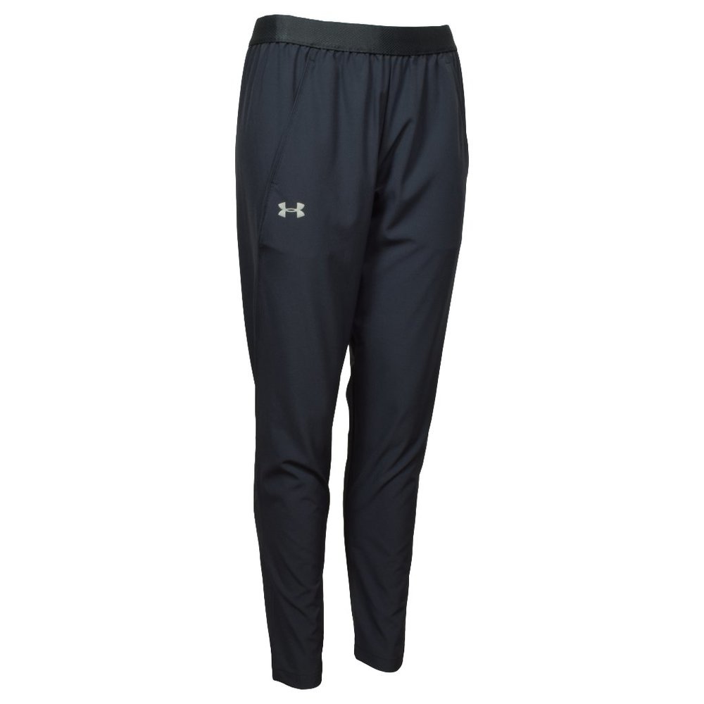 Under Armour Women's Tapered Stretch Athletic Pants-Gray